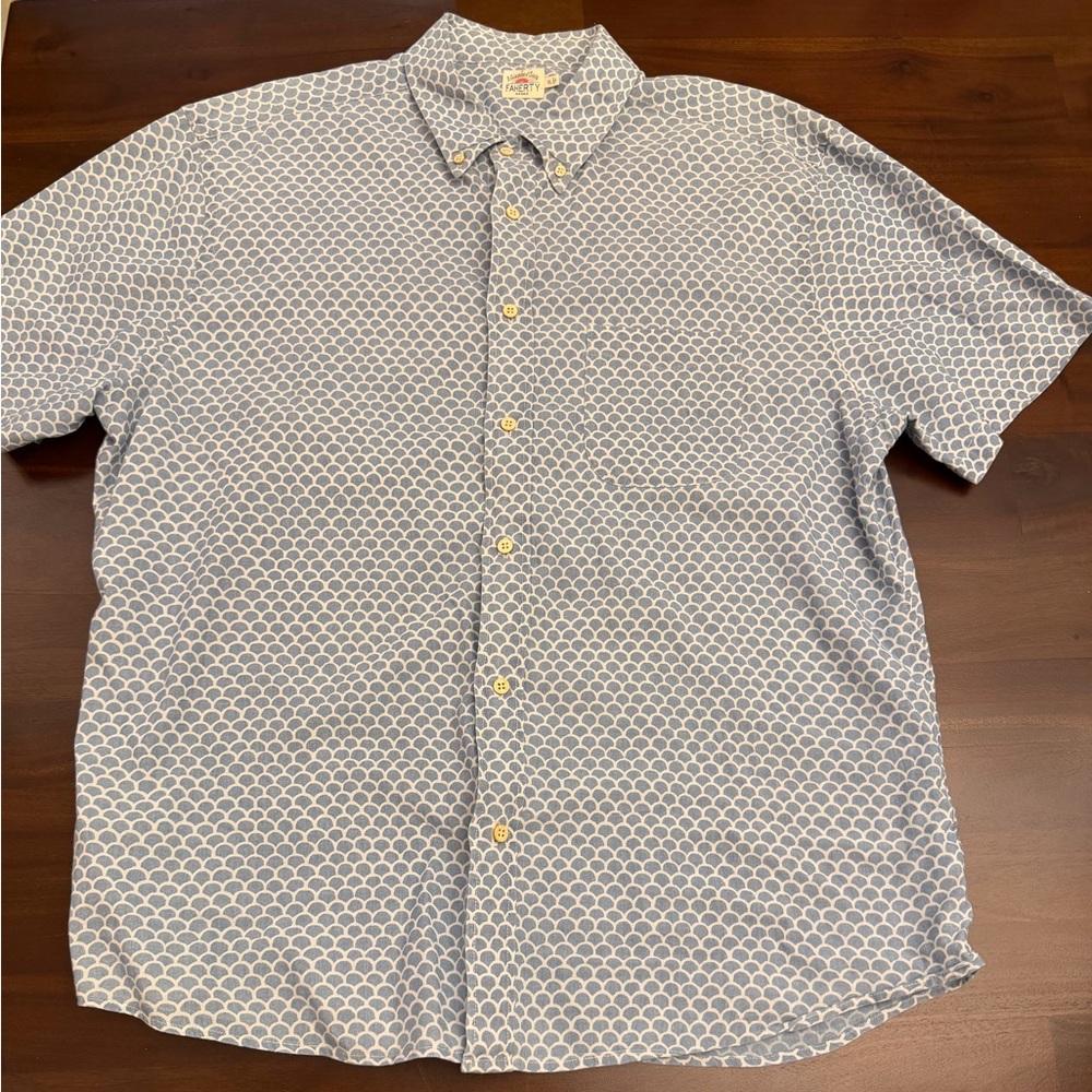 Faherty
Playa Regular Fit Button Down Stretch Sho… - image 10